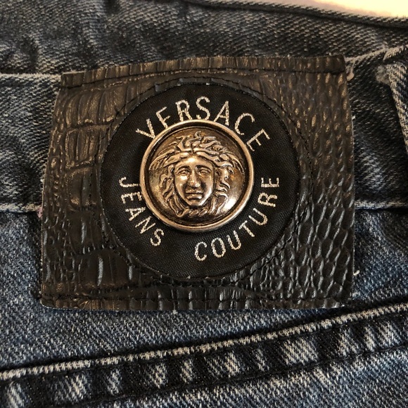 Vintage Versace Dark Blue Jeans - Picture 5 of 5